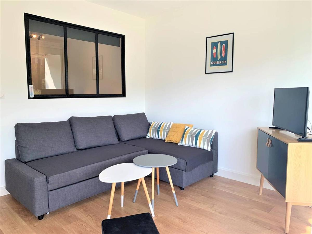 Quiberon, Appart 2 Pieces Renove, A 2 Pas De La Plage, Loggia Sud, Garage, Classe 2*, Pour 3 Pers. - Fr-1-478-182 Exteriör bild